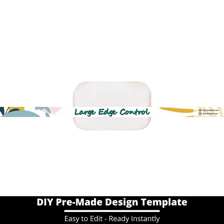 Large Edge Control Side Label Template 236