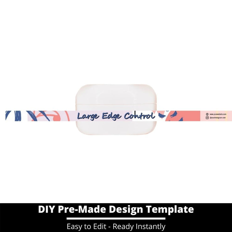 Large Edge Control Side Label Template 237