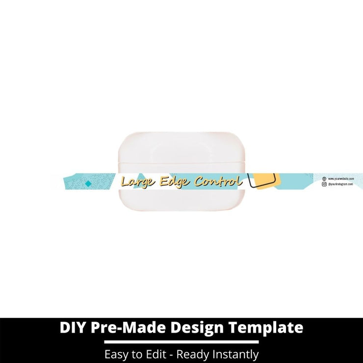 Large Edge Control Side Label Template 238