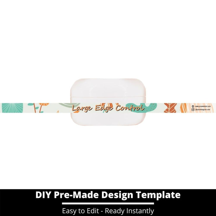 Large Edge Control Side Label Template 240