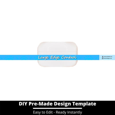 Large Edge Control Side Label Template 241