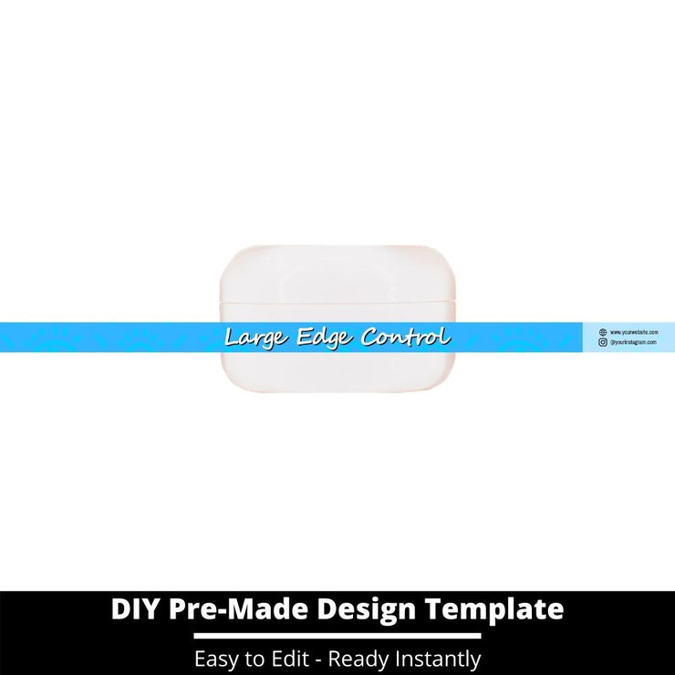 Large Edge Control Side Label Template 241
