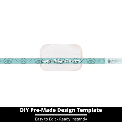 Large Edge Control Side Label Template 242