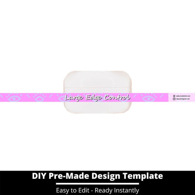 Large Edge Control Side Label Template 243
