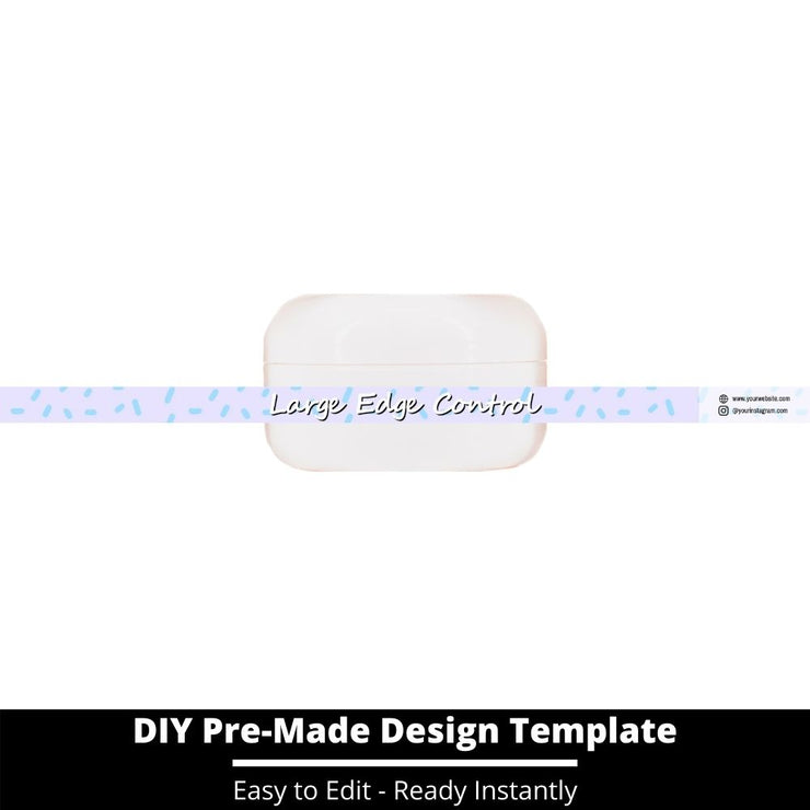 Large Edge Control Side Label Template 246