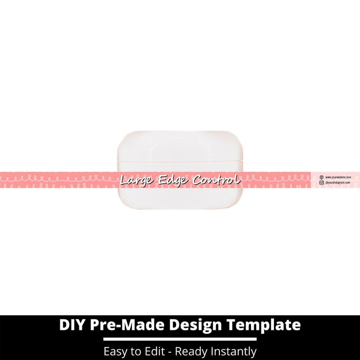 Large Edge Control Side Label Template 247