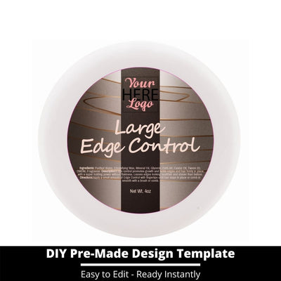 Large Edge Control Top Label Template 2