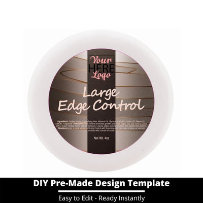 Large Edge Control Top Label Template 2