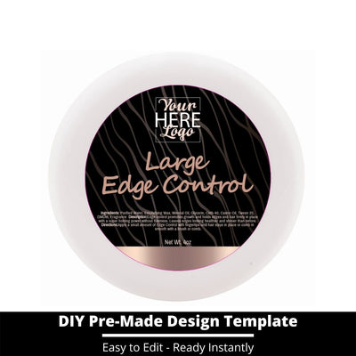 Large Edge Control Top Label Template 7