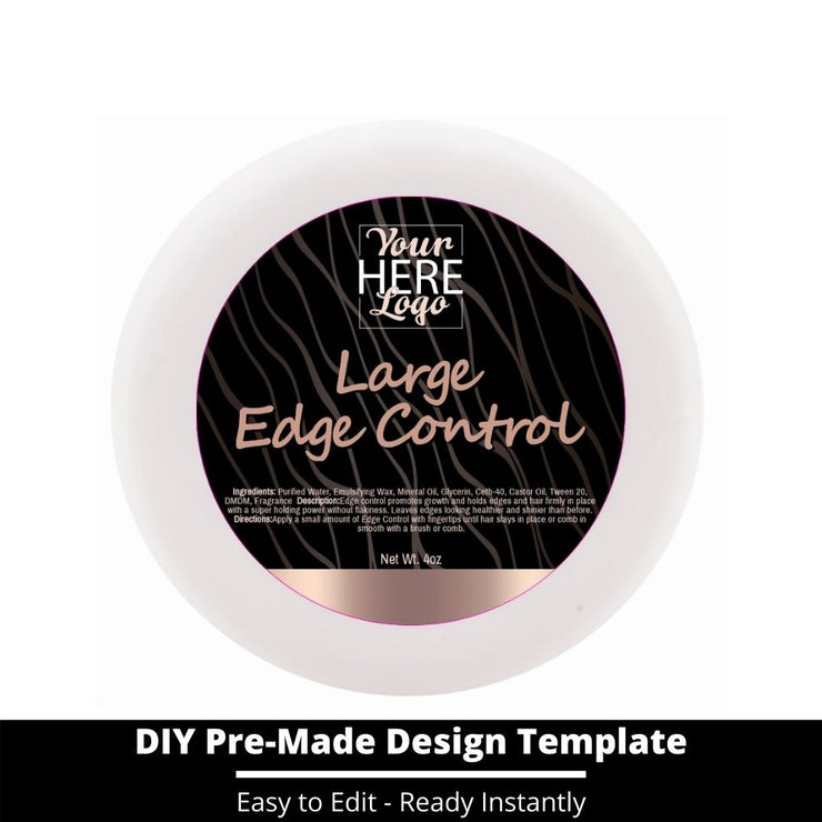 Large Edge Control Top Label Template 7