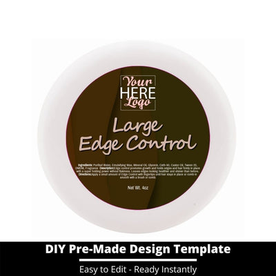 Large Edge Control Top Label Template 9