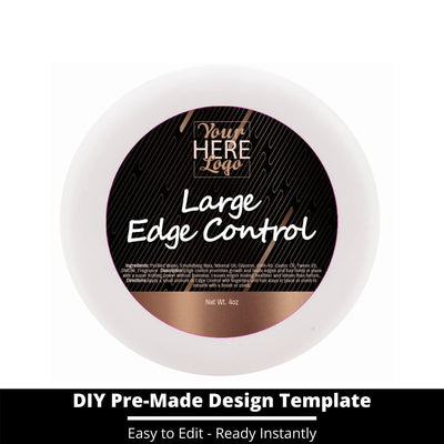 Large Edge Control Top Label Template 10