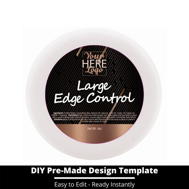Large Edge Control Top Label Template 10