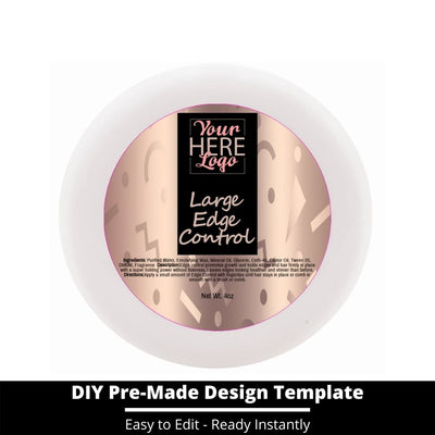 Large Edge Control Top Label Template 14