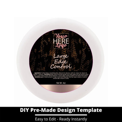 Large Edge Control Top Label Template 19