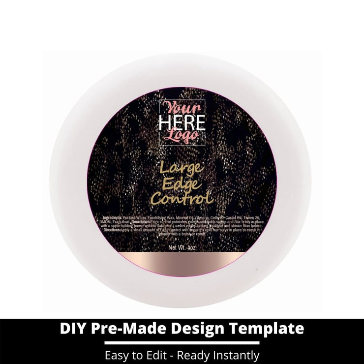 Large Edge Control Top Label Template 21