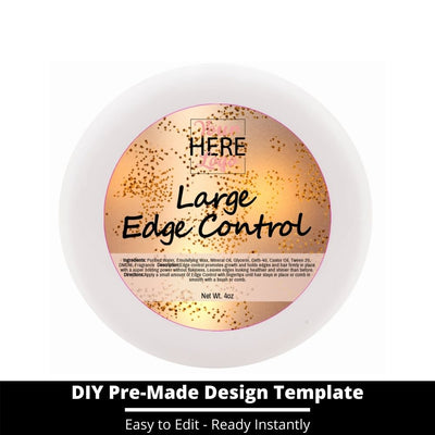 Large Edge Control Top Label Template 24