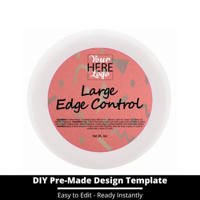 Large Edge Control Top Label Template 27