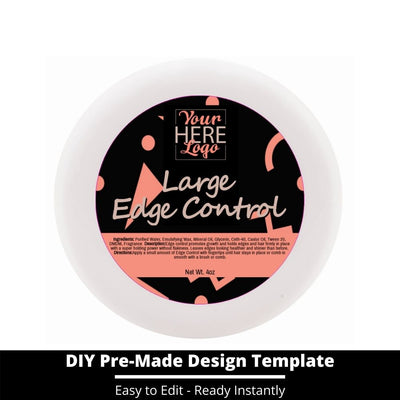 Large Edge Control Top Label Template 32