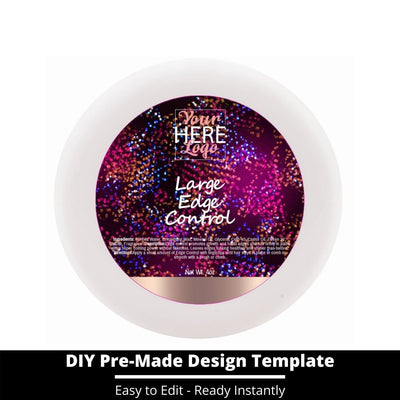 Large Edge Control Top Label Template 35