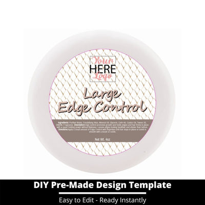 Large Edge Control Top Label Template 40