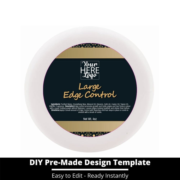 Large Edge Control Top Label Template 42