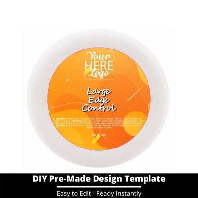 Large Edge Control Top Label Template 45