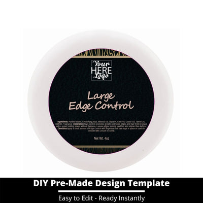 Large Edge Control Top Label Template 50