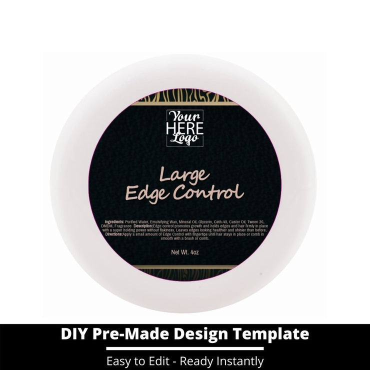 Large Edge Control Top Label Template 50