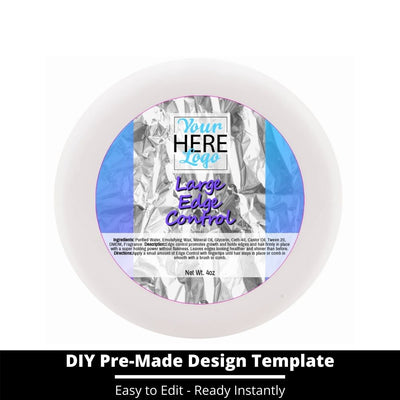 Large Edge Control Top Label Template 55