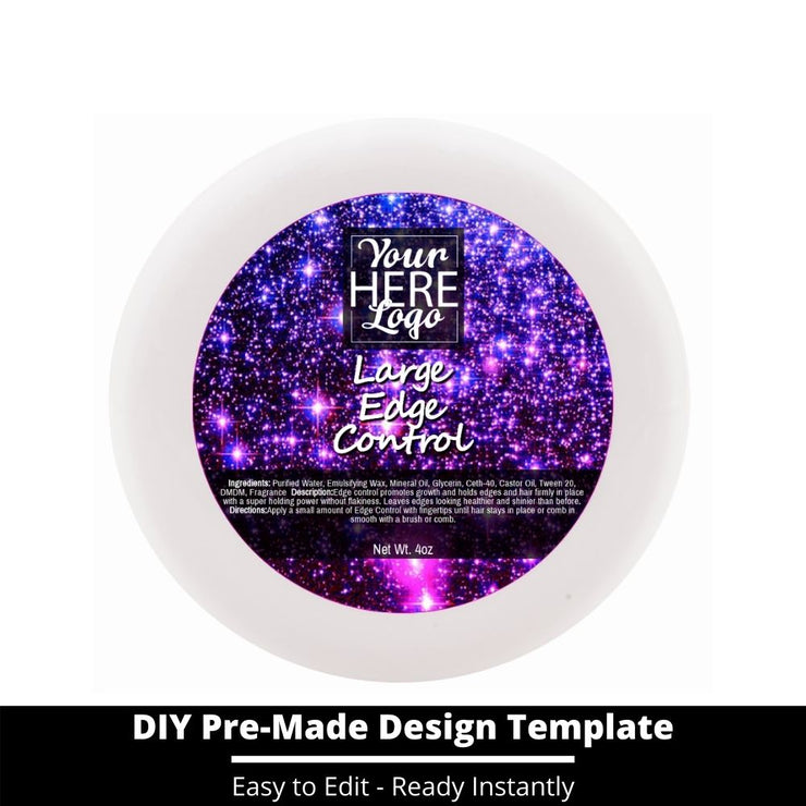 Large Edge Control Top Label Template 56