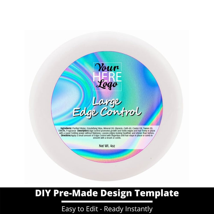 Large Edge Control Top Label Template 57