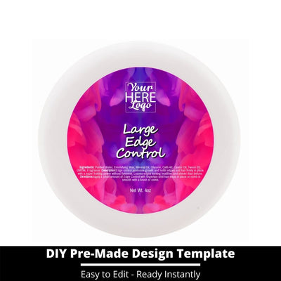 Large Edge Control Top Label Template 61