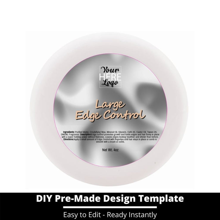 Large Edge Control Top Label Template 73