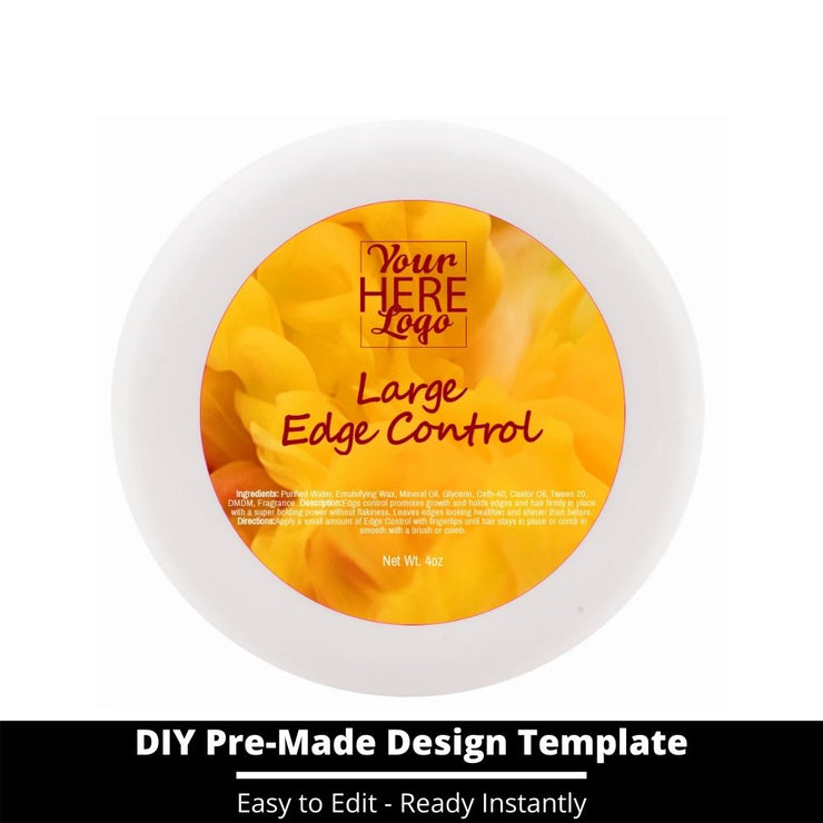 Large Edge Control Top Label Template 88