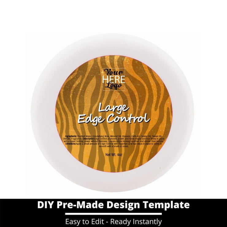 Large Edge Control Top Label Template 89