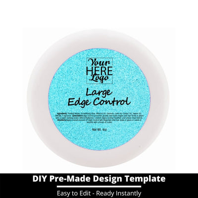 Large Edge Control Top Label Template 99