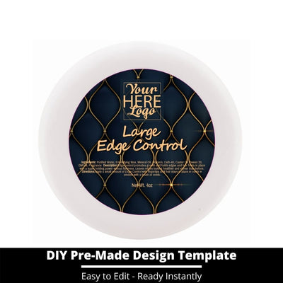 Large Edge Control Top Label Template 102