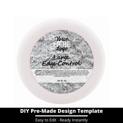 Large Edge Control Top Label Template 114