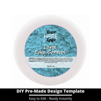 Large Edge Control Top Label Template 116
