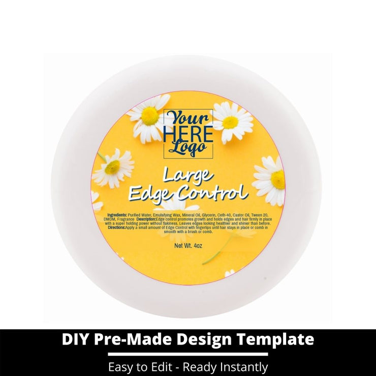 Large Edge Control Top Label Template 127