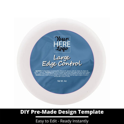 Large Edge Control Top Label Template 137