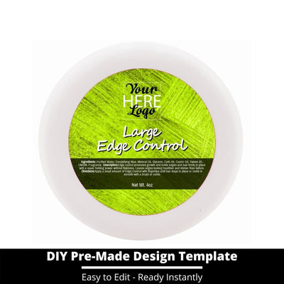 Large Edge Control Top Label Template 149