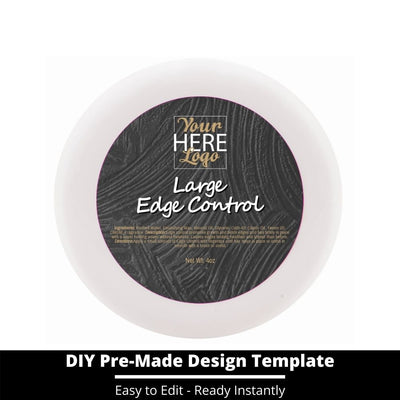 Large Edge Control Top Label Template 152