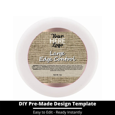 Large Edge Control Top Label Template 157