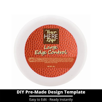 Large Edge Control Top Label Template 162