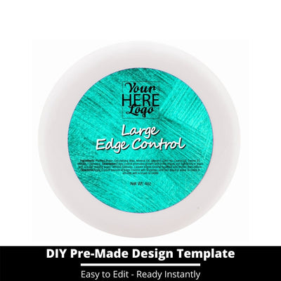 Large Edge Control Top Label Template 169