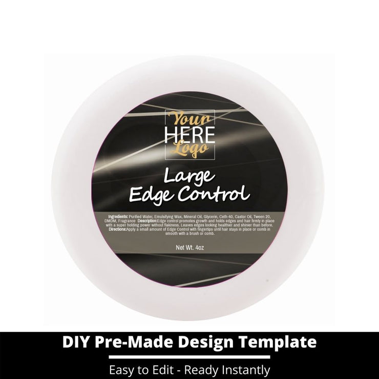 Large Edge Control Top Label Template 171