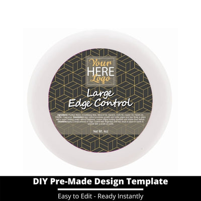 Large Edge Control Top Label Template 173