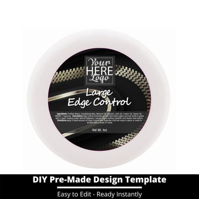 Large Edge Control Top Label Template 186
